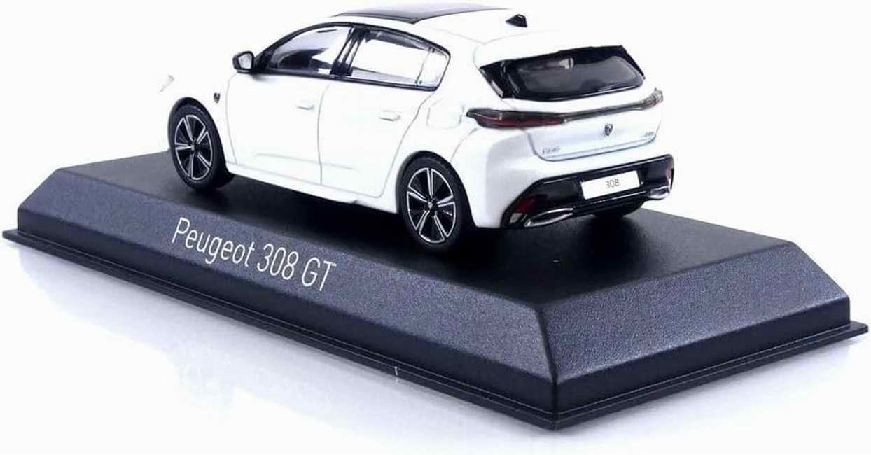 Voiture Miniature PEUGEOT308 GT 2021 Blanc Perlé Norev 1/43