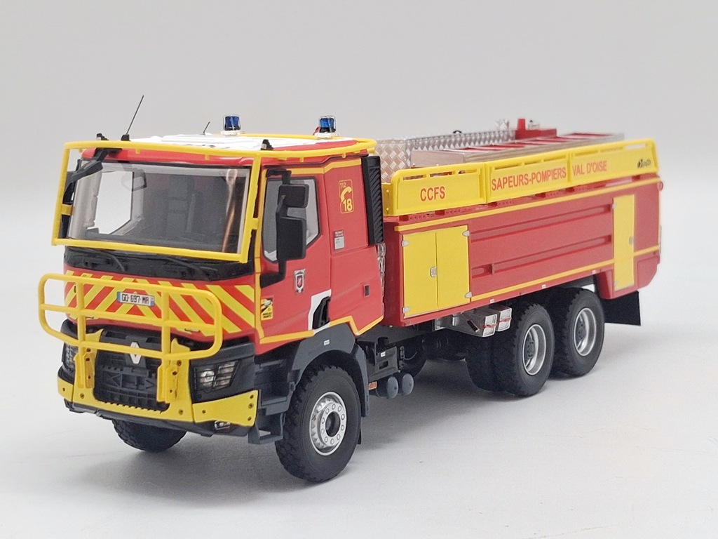 RENAULT K 6X4 Camion De Pompiers CCFS GALLIN SDIS 95 Val d'Oise