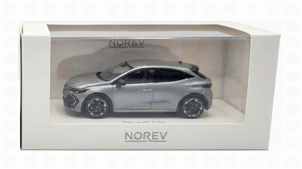 Voiture miniature RENAULT Clio6 2026 Gris Schiste Norev 1/43