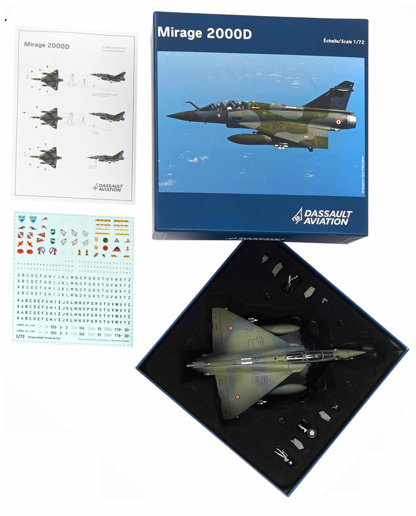 Maquette Avion Maquette Avion de Chasse MIRAGE 2000D Métal DASSAULT AVIATION