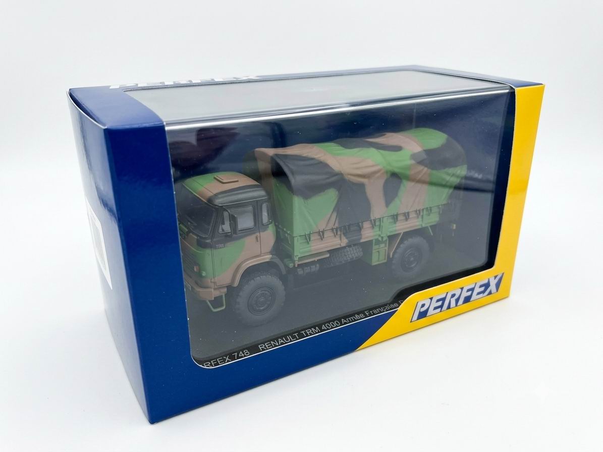 Miniature Camion militaire RENAULT TRM 4000 Camouflage Centre Europe 1/43