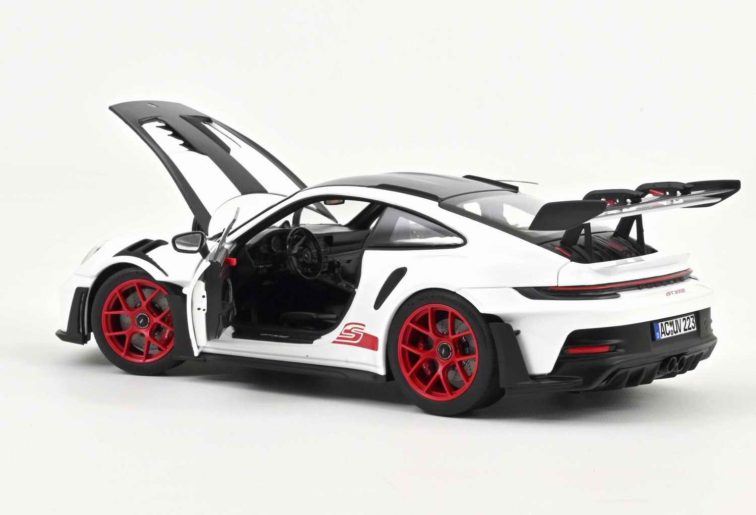 Voiture de collection Porsche 911GT3RS Pack Weissach NOREV 1/18