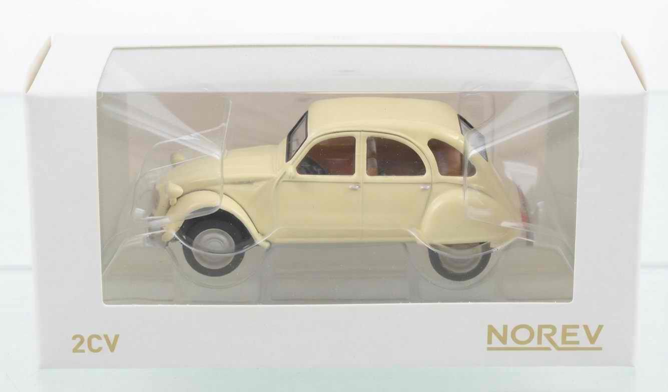 Miniature voiture CITROEN 2CV Beige de 1978 1/43 NOREV