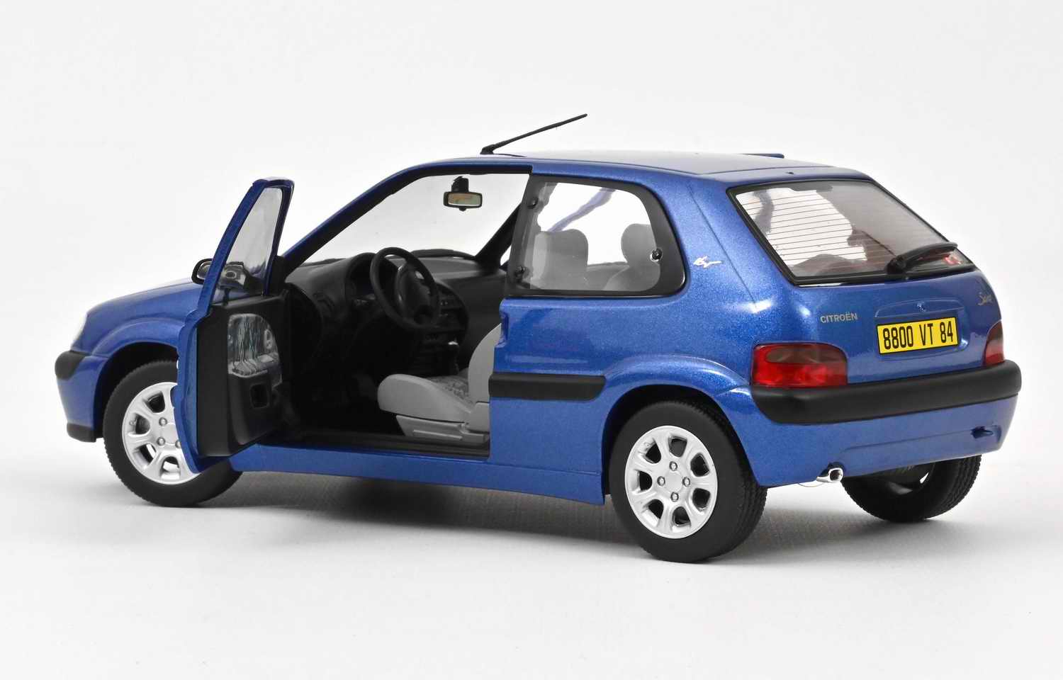 Voiture Miniature CITROEN Saxo VTS 1996 Bleu Grand Pavois NOREV 1/18