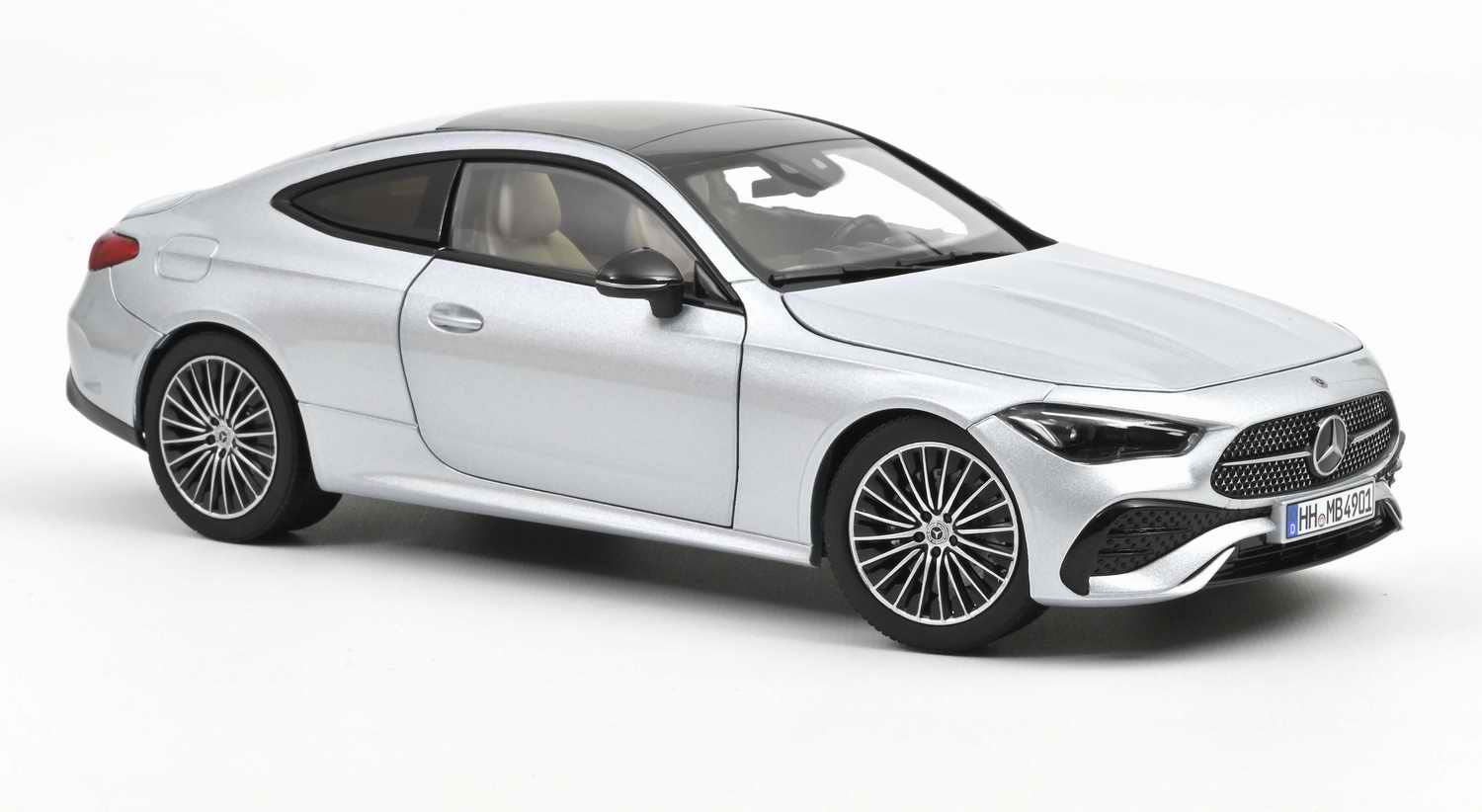 Voiture miniature MERCEDESCLE Coupé 2024 Argent High-Tech 1/18 NOREV