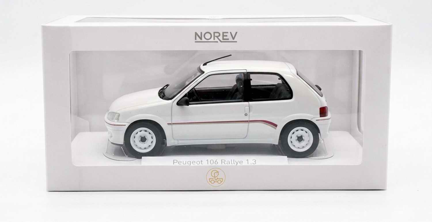 Voiture miniature PEUGEOT 106 Rallie 1.3 1993 Norev 1/18
