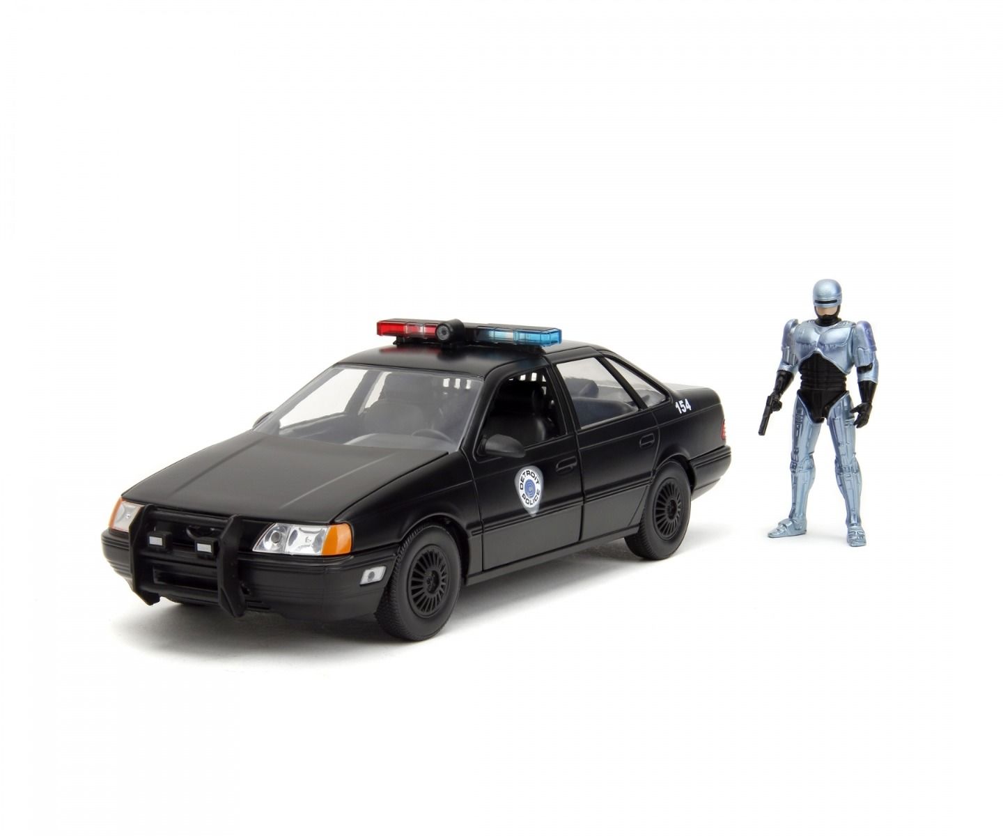 Voiture Police FORD Taurus 1/24 Métal Avec Figurine Robocop