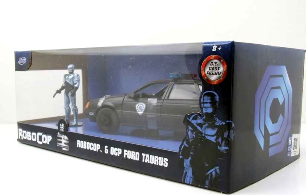 Voiture Voiturerobocop FORD Taurus 1/24 en Métal Avec Figurine Robocop