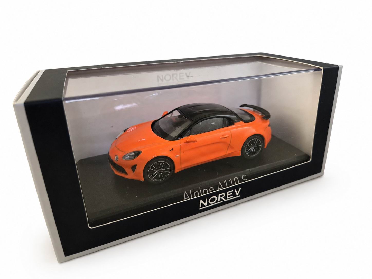 Voiture miniature Alpine A110 S 2025 Pack Aero 2022 Orange feu 1/43 Norev