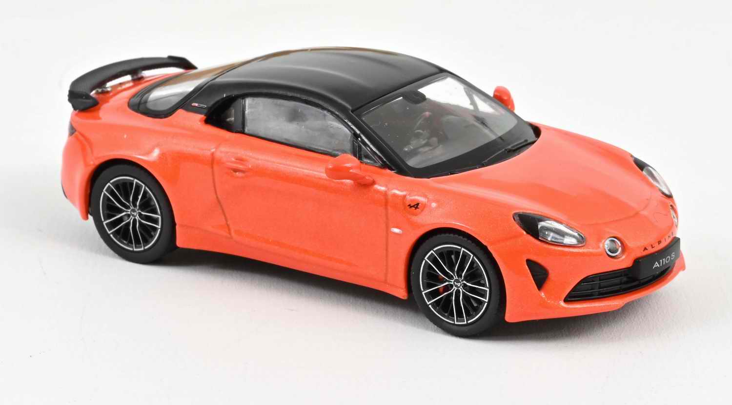 Voiture miniature Alpine A110 S 2025 PackAero 2022 Orange feu 1/43 Norev