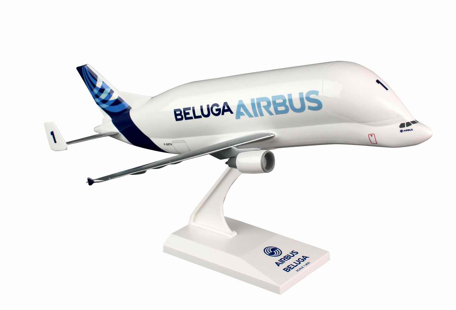 Maquette avion Cargo AIRBUS A300-600ST Beluga AIRBUS INDUSTRIES 1/200