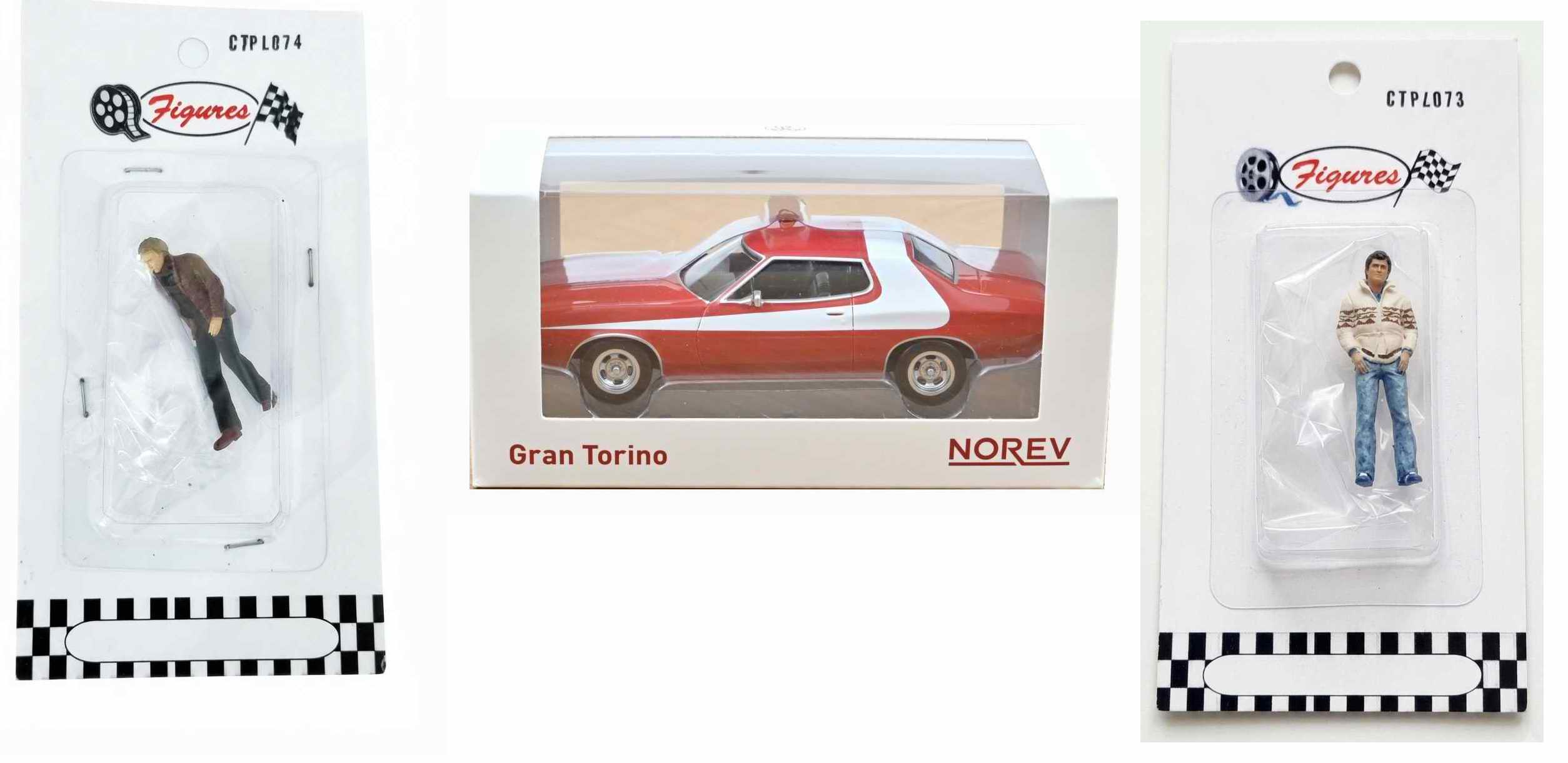 Voiture Ford Grand Torino 1976 du Film Starsky et Hutch 1/43